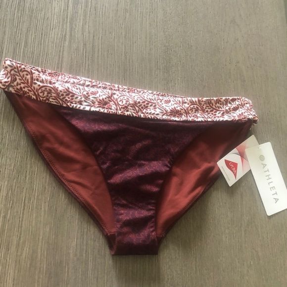 ATHLETA Batik Swim Bikini Bottom Small MEDIUM LARGE OR XL NEW - Picture 3 of 6